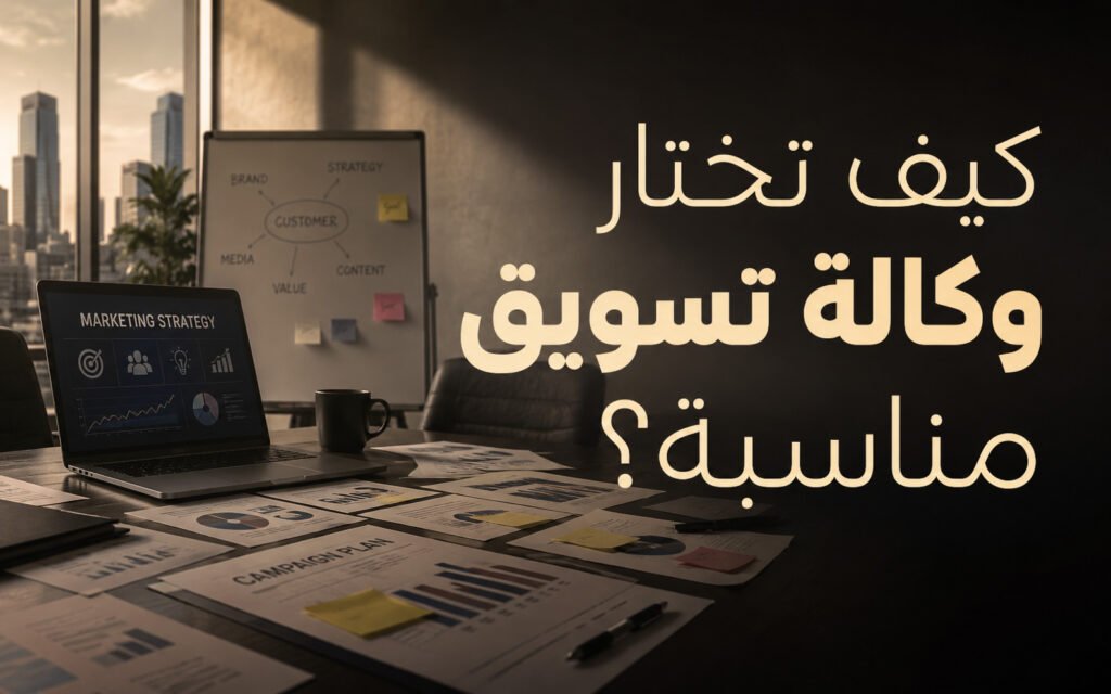 كيف تختار وكالة تسويق مناسبة؟ دليل عملي للشركات في السعودية