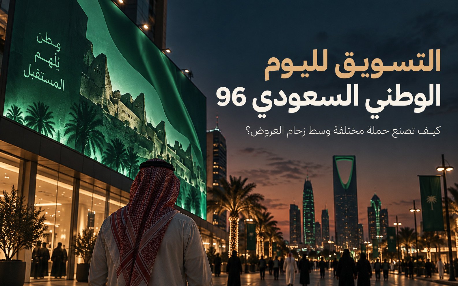 التسويق لليوم الوطني السعودي 96: كيف تصنع حملة مختلفة وسط زحام العروض؟